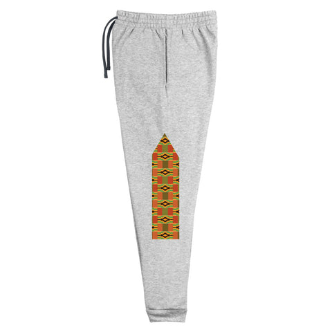 RuvaAfricWear Kente Print strip Unisex Joggers