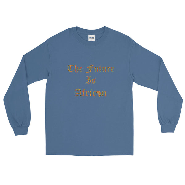 The Future is African Kente Print Long Sleeve T-Shirt