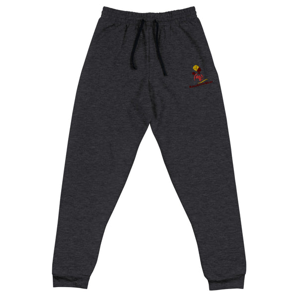 RuvaAfricWear Logo Embroidery Unisex Joggers