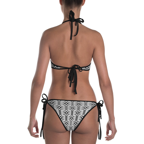 Kente Print Reversible Bikini