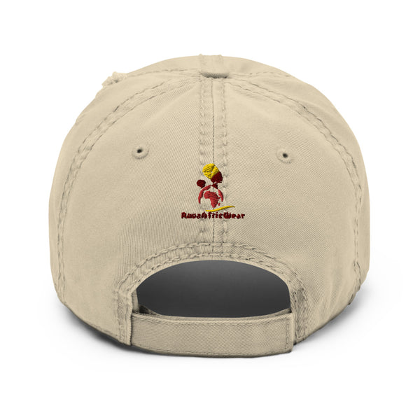 Africa Number 1 Distressed Dad Hat