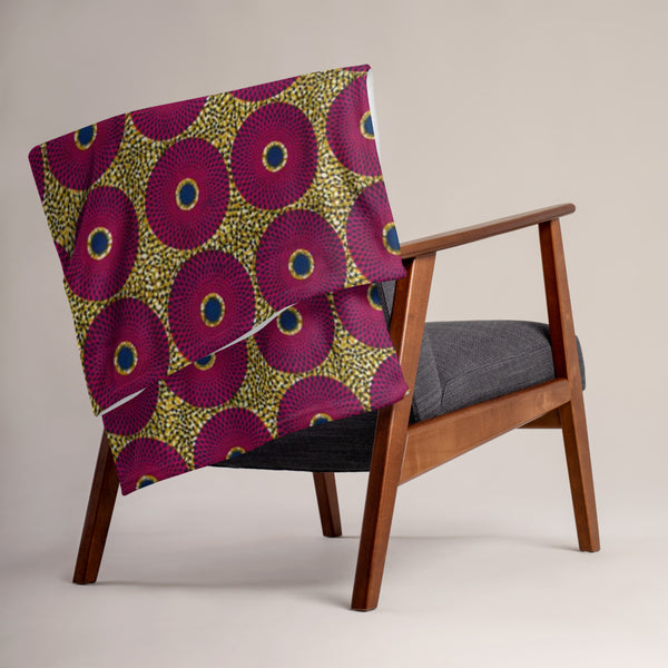 Ankara Throw Blanket
