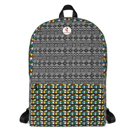 Zulu and Mud Cloth Fusion Backpack