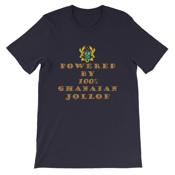 Powered by Ghanaian Jollof Unisex T-Shirt