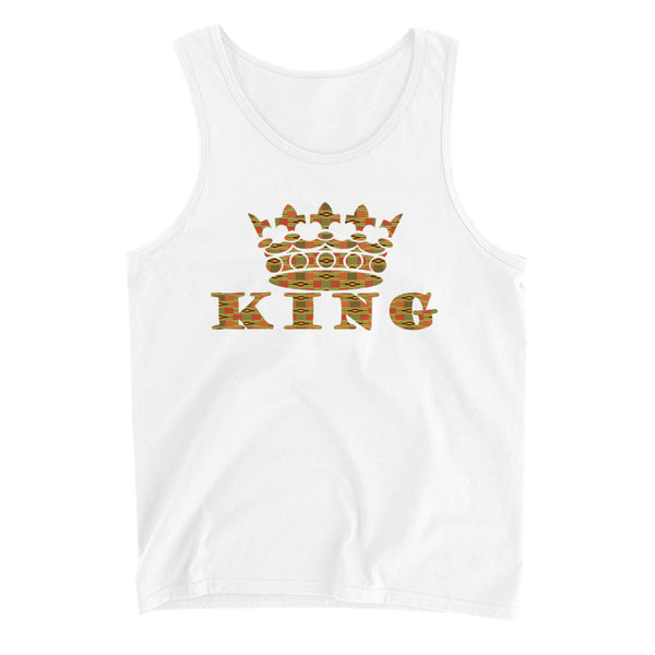 King Kente Print Men's Tank Top