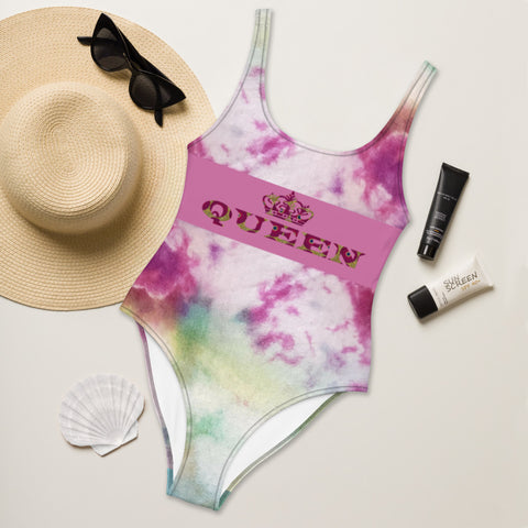 Queen Tie & Dye One-Piece Swimsuit