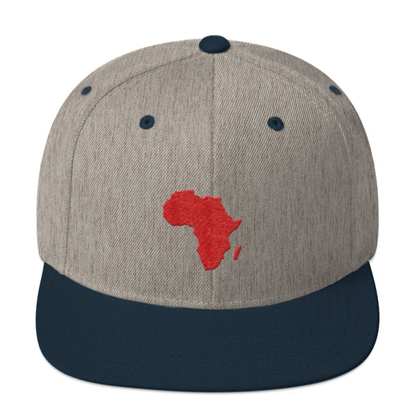 African Map Snapback Hat