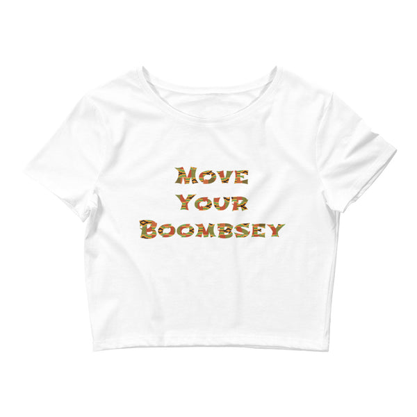 Move Your Boombsey Kukuwa Fitness Crop Tee