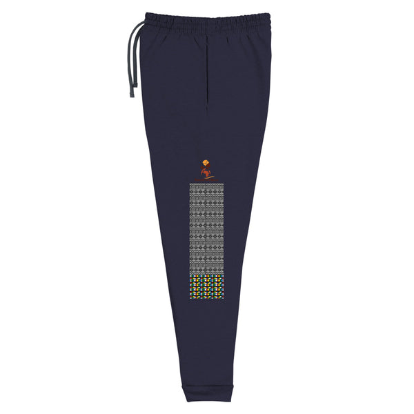 RuvaAfricWear Mud Cloth & Zulu Print Unisex Joggers