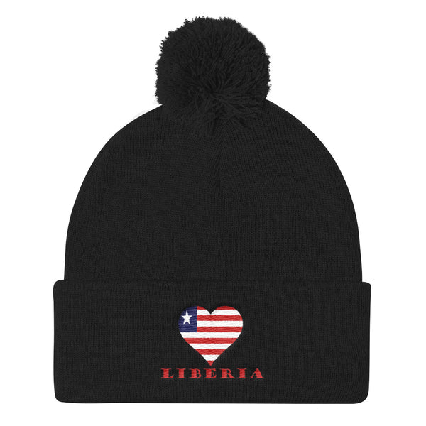 Liberia Love Pom Pom Knit Cap