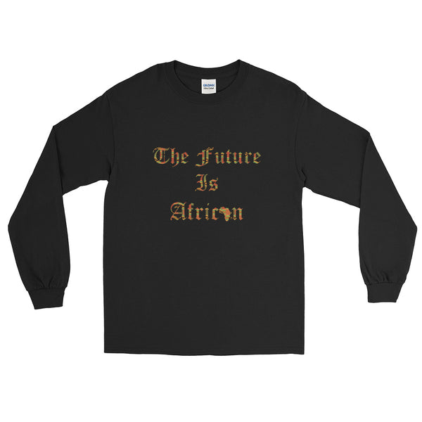 The Future is African Kente Print Long Sleeve T-Shirt