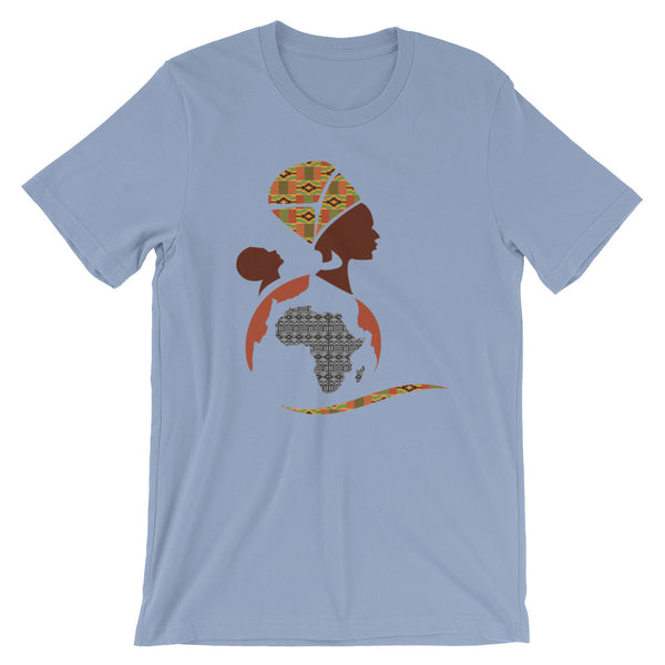RuvaAfricWear African Print Logo Short-Sleeve Unisex T-Shirt