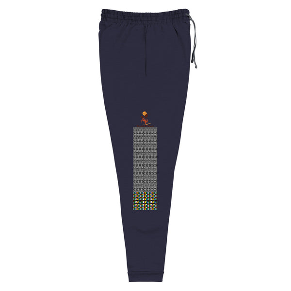RuvaAfricWear Mud Cloth & Zulu Print Unisex Joggers