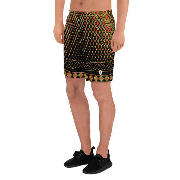 Men's Kente Scatter Athletic Shorts