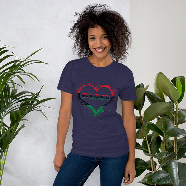 Black Love Short-Sleeve Unisex T-Shirt