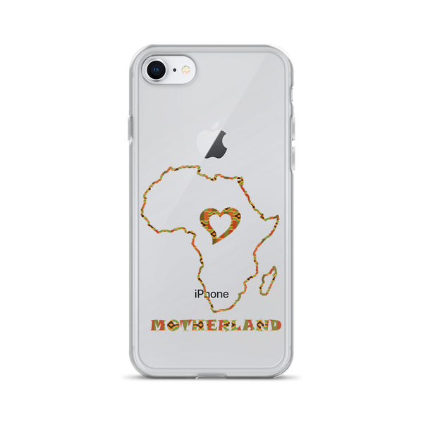 Heart Motherland African Map iPhone Case