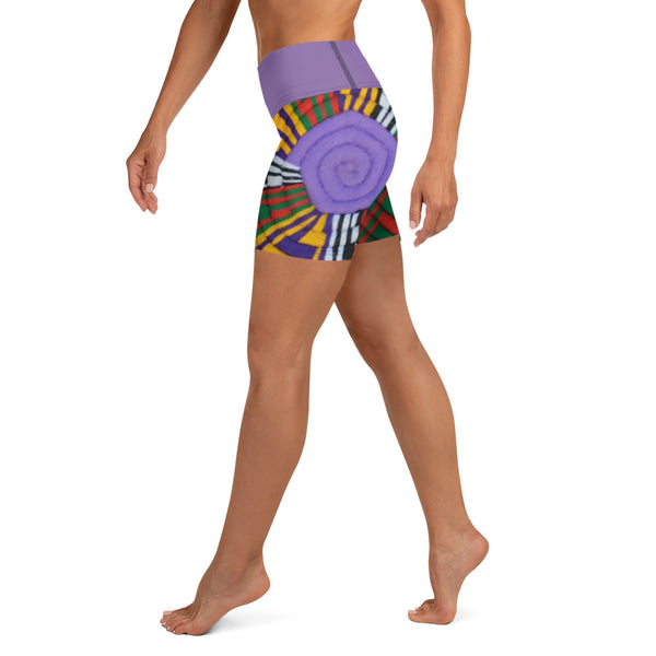 Mesob (Woven Basket) Women's Yoga Shorts