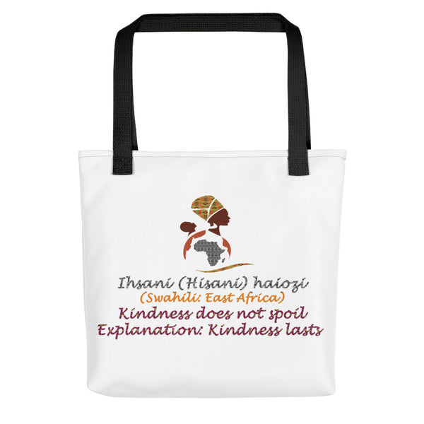 Swahili Proverb Tote bag