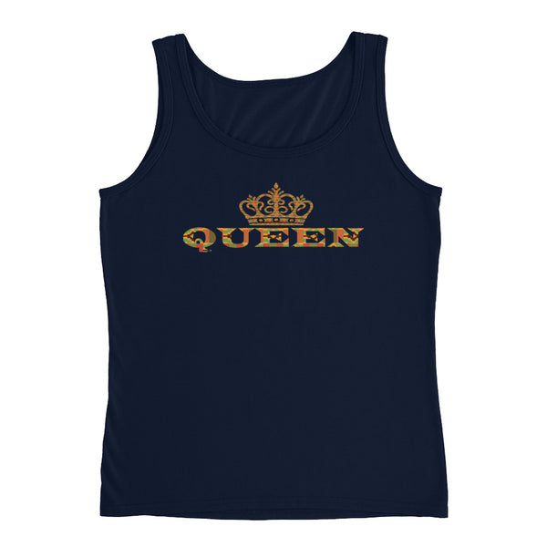 Queen Kente Print Ladies' Tank