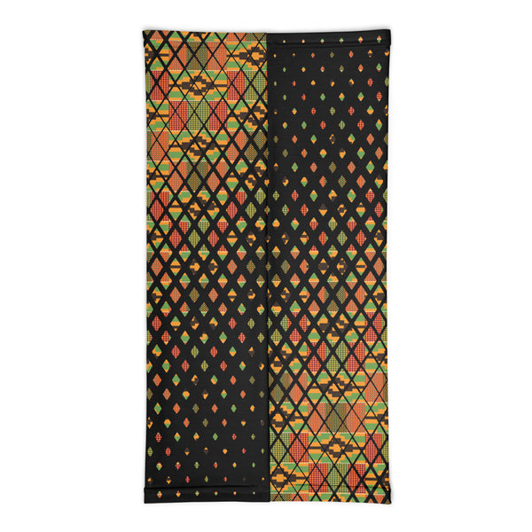 Kente Scattered Squares Neck gaiter