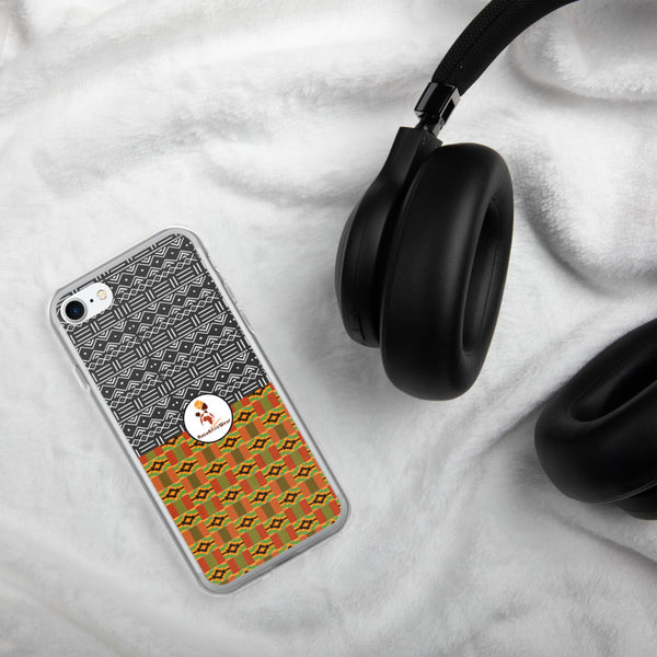 RuvaAfricWear Kente and Mud Cloth iPhone Case