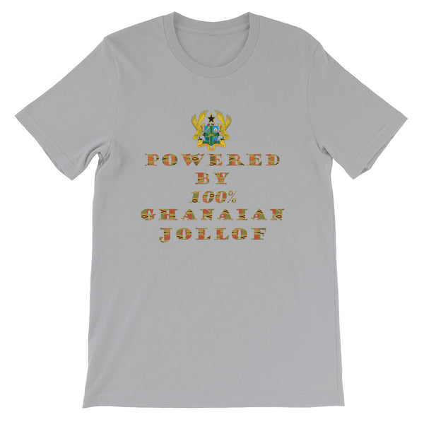 Powered by Ghanaian Jollof Unisex T-Shirt