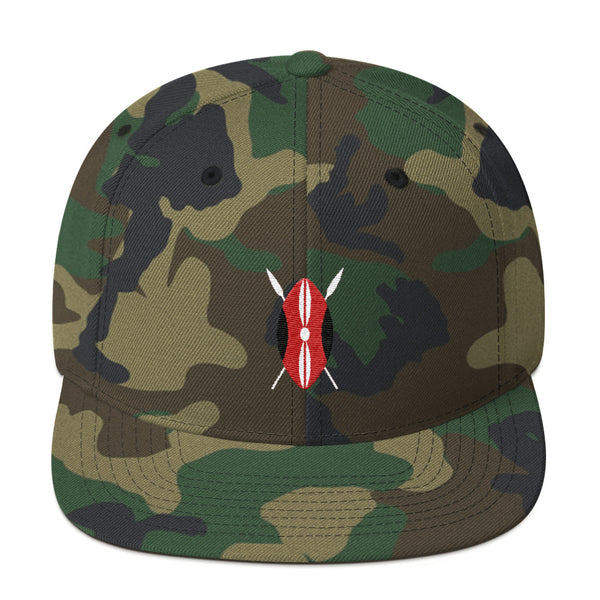 Kenyan Shield Snapback Hat