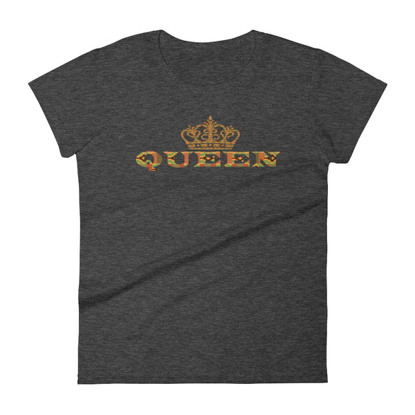 Queen Kente Print Women's short sleeve t-shirt