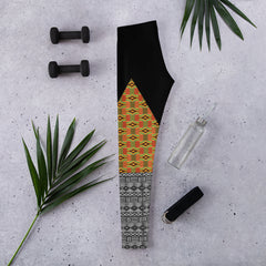 Mud Cloth & Kente Print Leggings