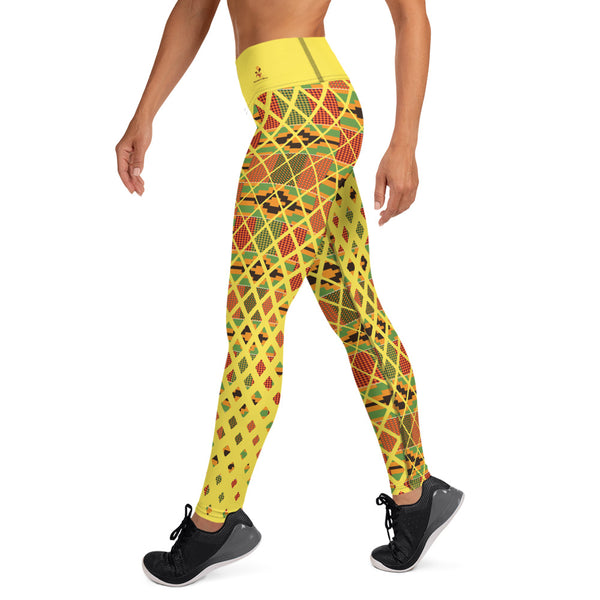 Kente Squares Yoga Leggings