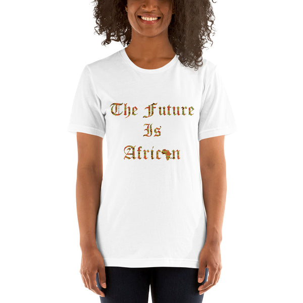 The Future is African Kente Print Short-Sleeve Unisex T-Shirt