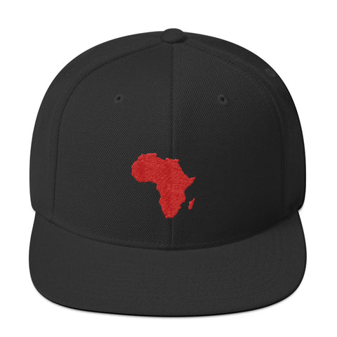 African Map Snapback Hat