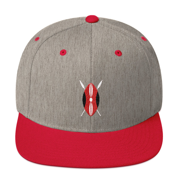 Kenyan Shield Snapback Hat