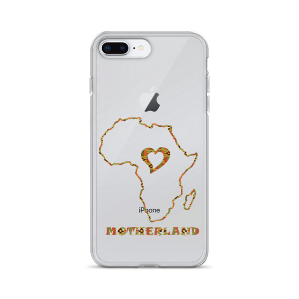 Heart Motherland African Map iPhone Case