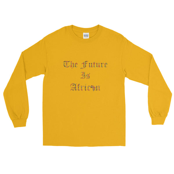 The Future is African Kente Print Long Sleeve T-Shirt