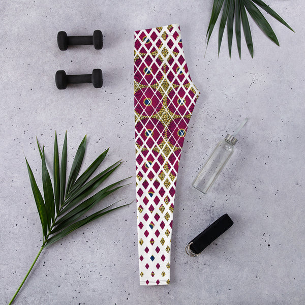 Ankara Square Scatter Leggings