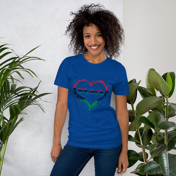 Black Love Short-Sleeve Unisex T-Shirt
