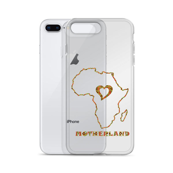Heart Motherland African Map iPhone Case