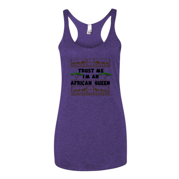 Trust Me I'm An African Queen Women's tank top