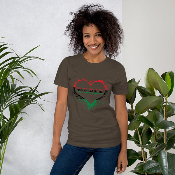 Black Love Short-Sleeve Unisex T-Shirt