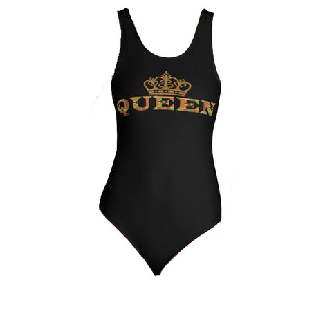Queen Kente Print One-Piece Swimsuit