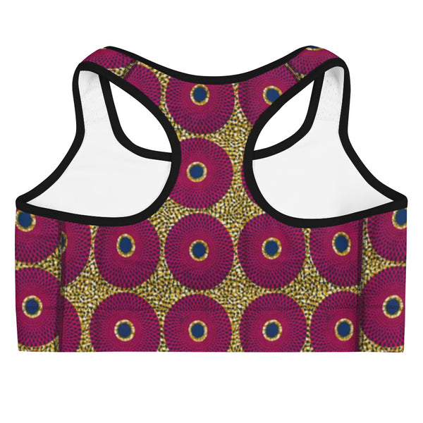 Ankara Print Sports Bra - Style B