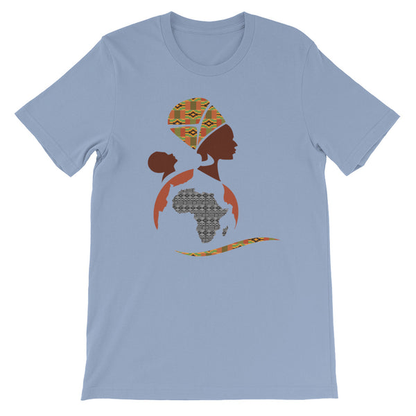 RuvaAfricWear African Print Logo Short-Sleeve Unisex T-Shirt