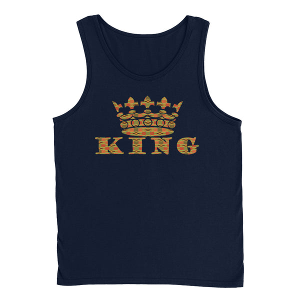 King Kente Print Men's Tank Top