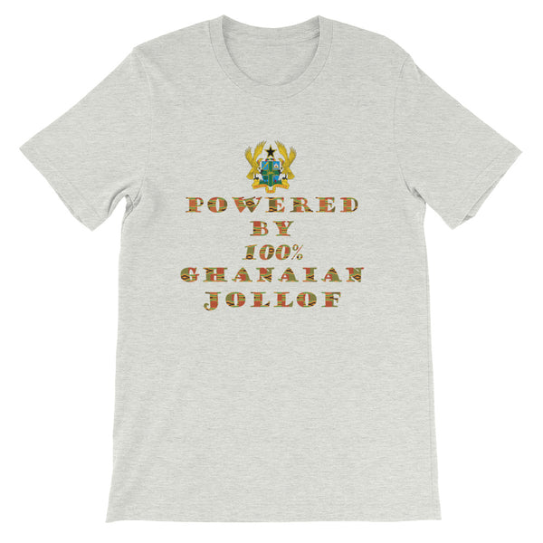 Powered by Ghanaian Jollof Unisex T-Shirt