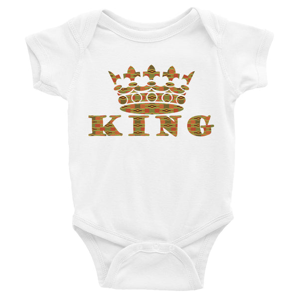 King Kente Print Infant Bodysuit