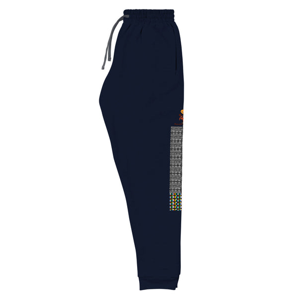 RuvaAfricWear Mud Cloth & Zulu Print Unisex Joggers