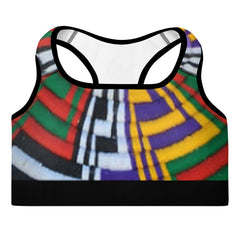 Mesob (Woven Basket) Padded Sports Bra