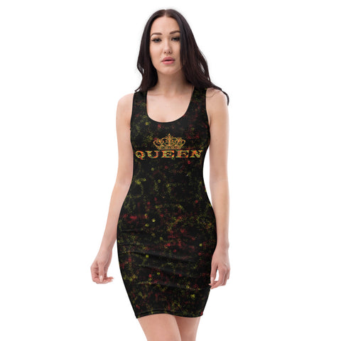 Spray Paint Queen Dress