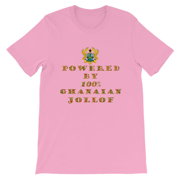 Powered by Ghanaian Jollof Unisex T-Shirt
